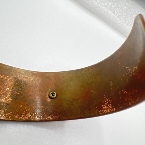 Vintage Copper Cuff Bracelet With Thunderbird & Arrow Design - Picture 6 of 9